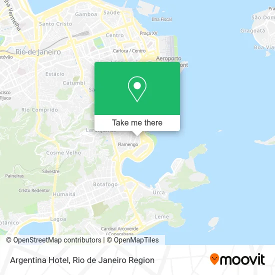 Hotel Argentina map