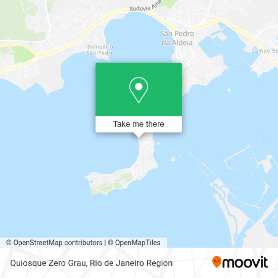 Quiosque Zero Grau map