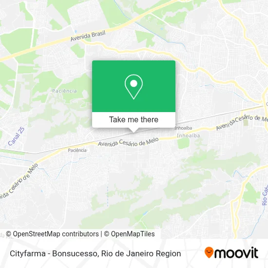 Cityfarma - Bonsucesso map