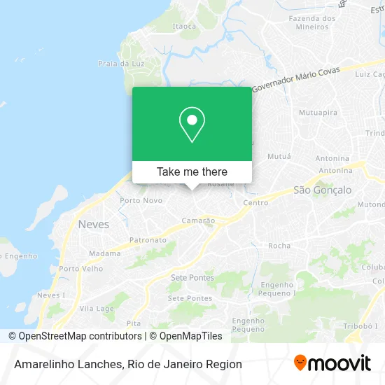 Amarelinho Lanches map