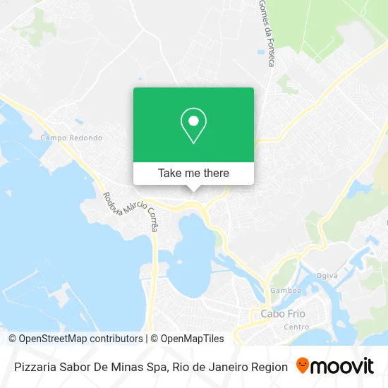 Pizzaria Sabor De Minas Spa map