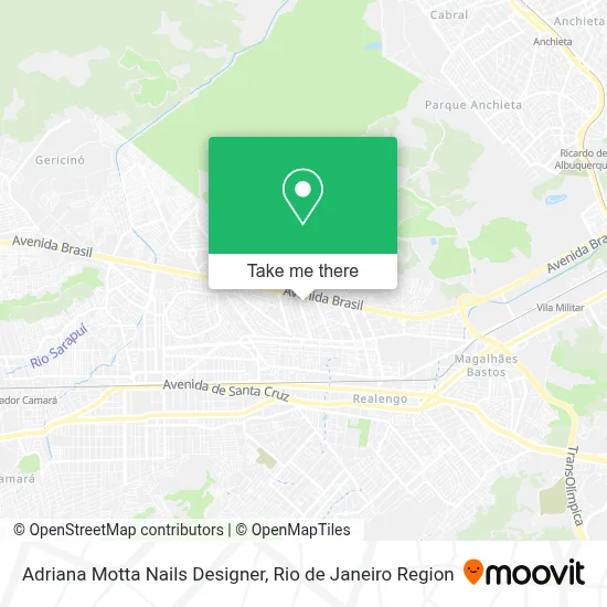 Adriana Motta  Nails Designer map