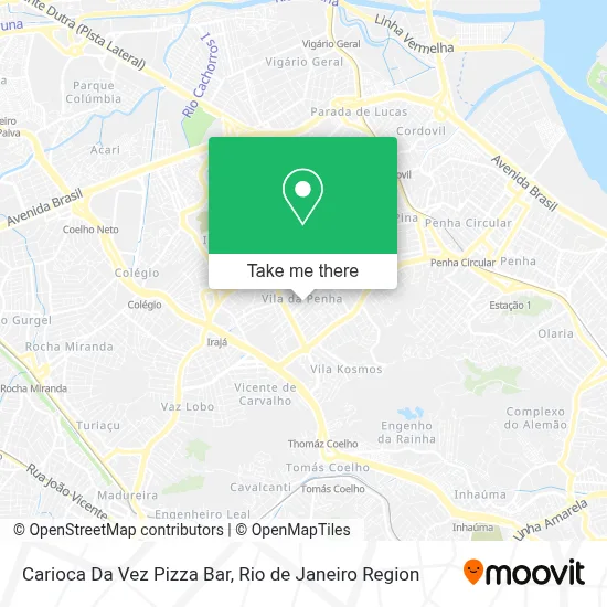 Carioca Da Vez Pizza Bar map