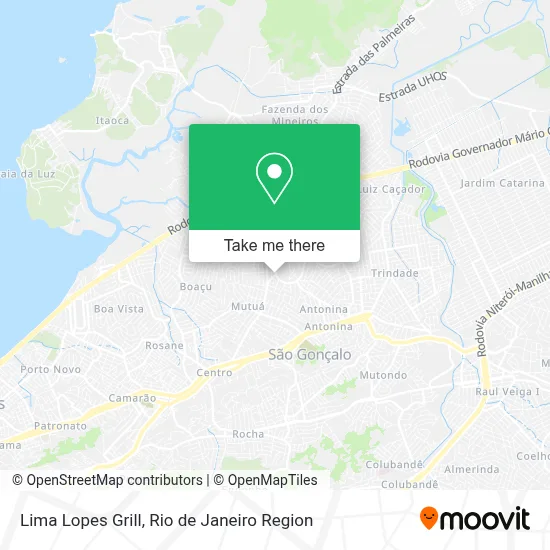 Lima Lopes Grill map