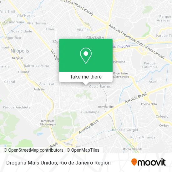 Drogaria Mais Unidos map