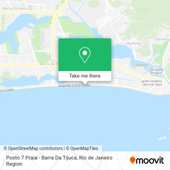 Posto 7 Praia - Barra Da Tijuca map