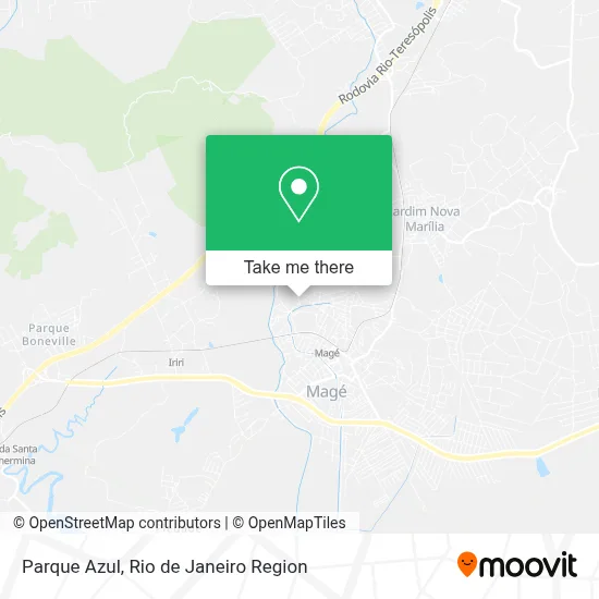 Parque Azul map