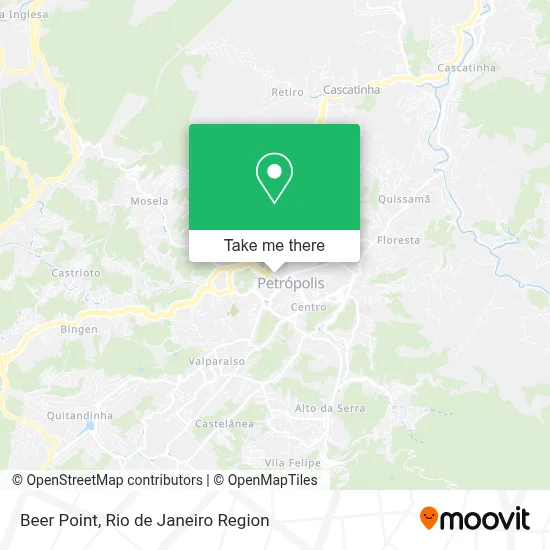 Beer Point map