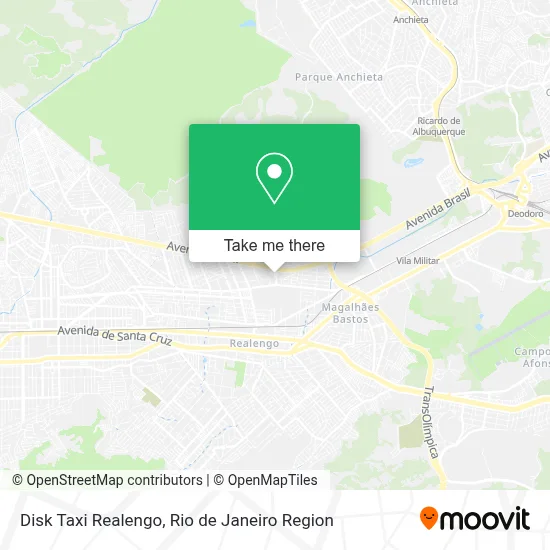 Disk Taxi Realengo map