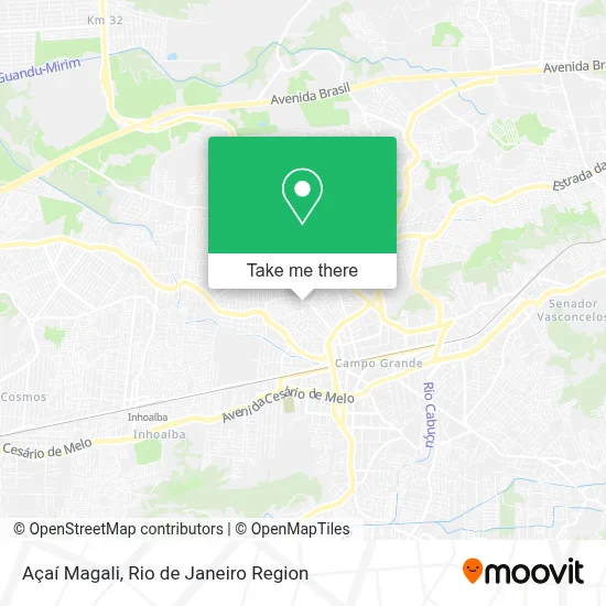 Açaí Magali map