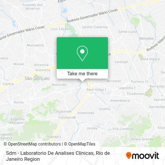 Sdm - Laboratorio De Analises Clinicas map