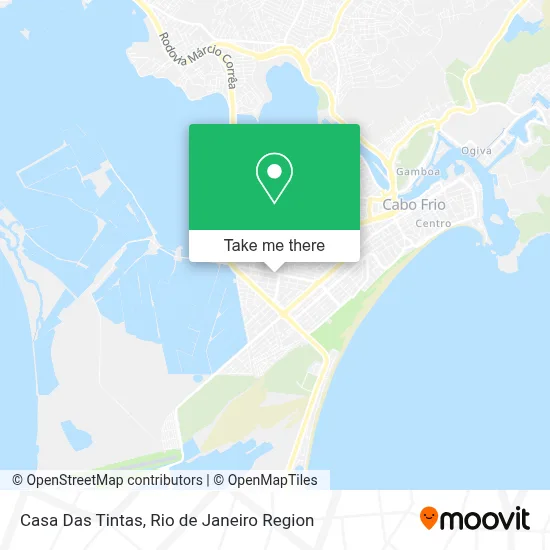 Casa Das Tintas map