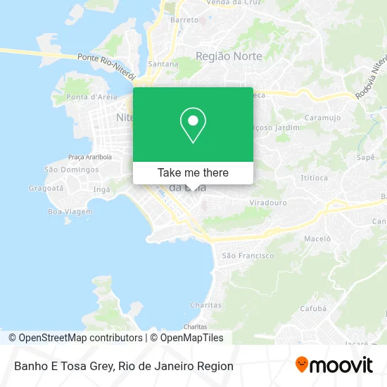 Banho E Tosa Grey map