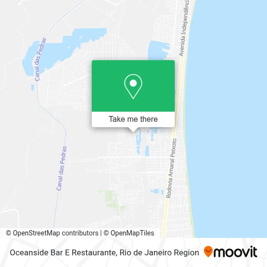 Oceanside Bar E Restaurante map