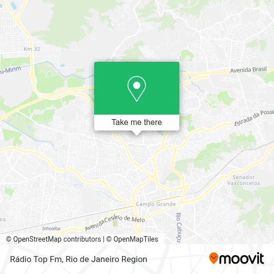 Rádio Top Fm map