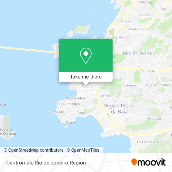 Centromak map