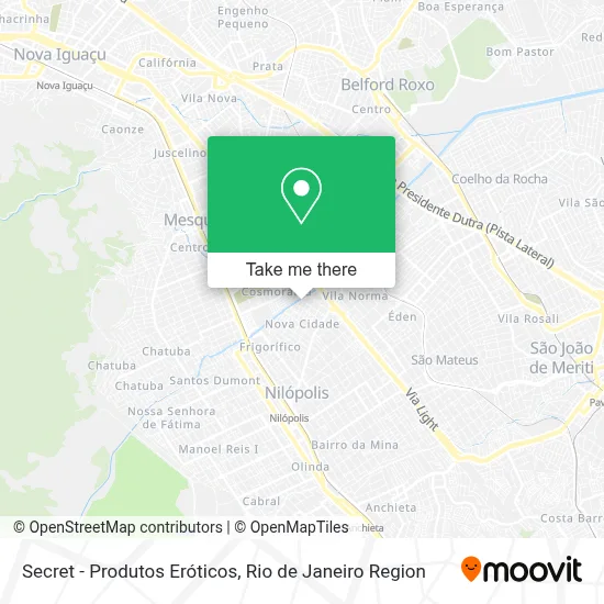 Secret - Produtos Eróticos map