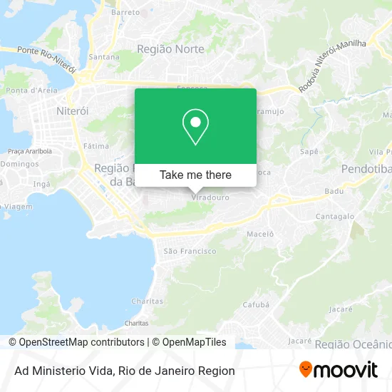 Ad Ministerio Vida map