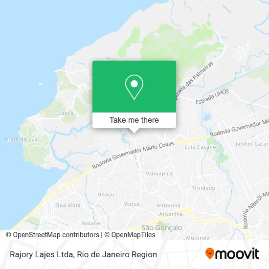 Rajory Lajes Ltda map