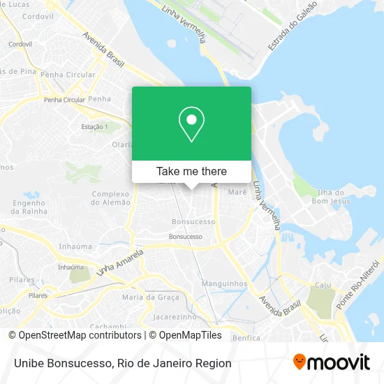 Unibe Bonsucesso map
