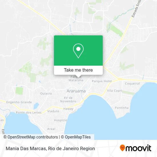 Mania Das Marcas map