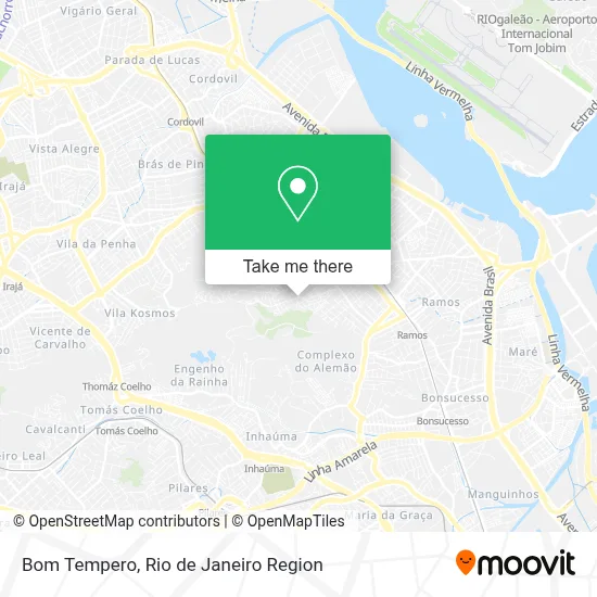 Bom Tempero map