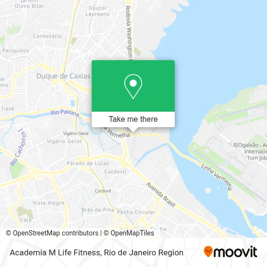 Academia M Life Fitness map