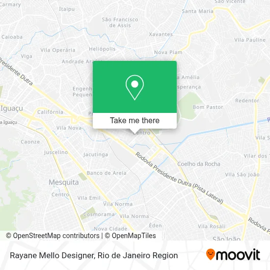 Rayane Mello Designer map