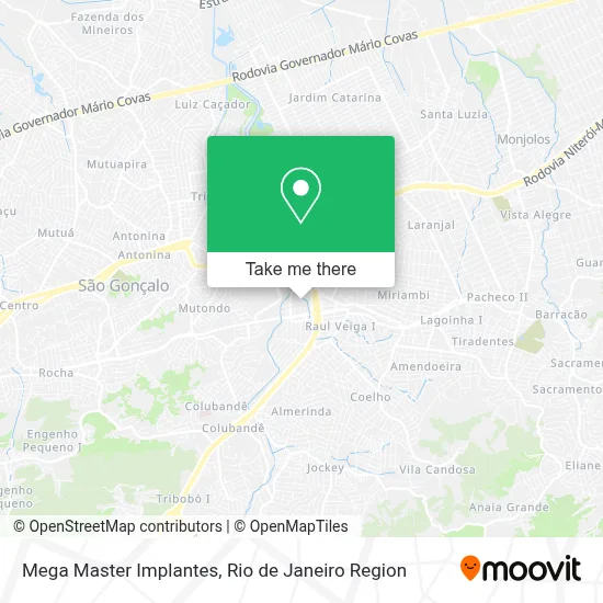 Mega Master Implantes map