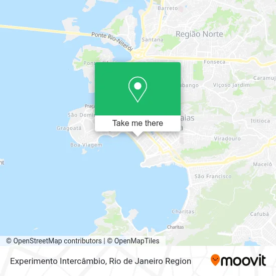 Experimento Intercâmbio map