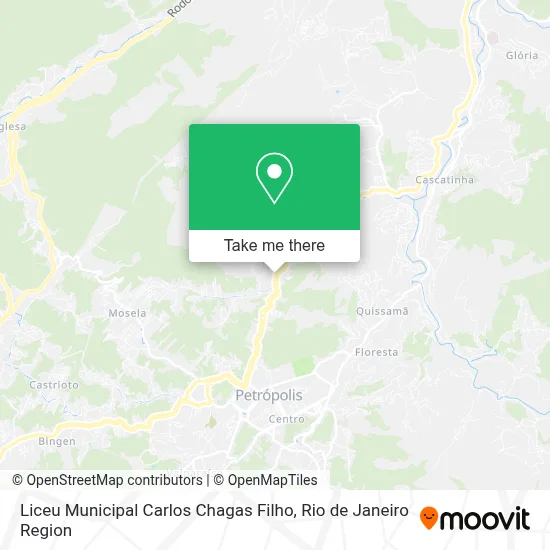 Liceu Municipal Carlos Chagas Filho map