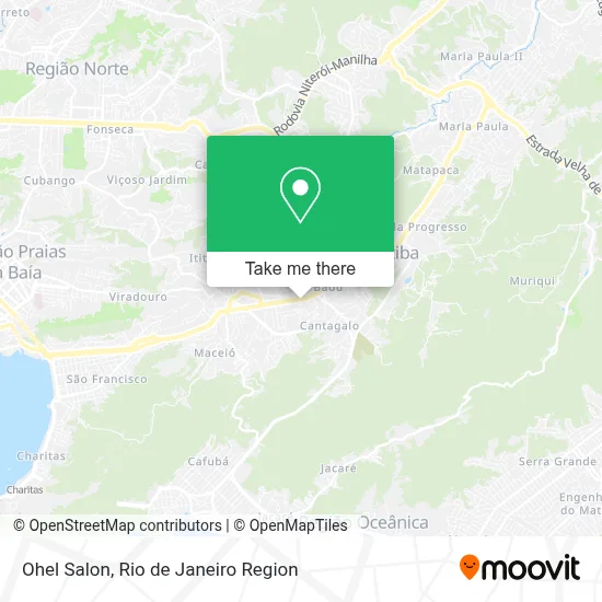 Ohel Salon map