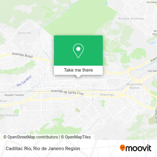 Cadillac Rio map
