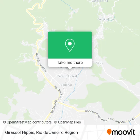Girassol Hippie map