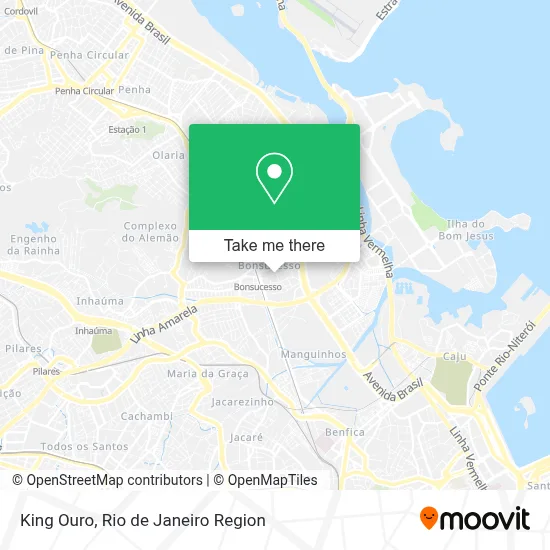King Ouro map