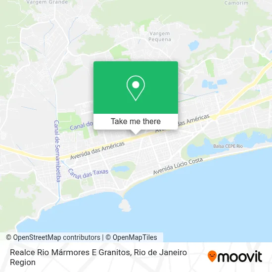 Realce Rio Mármores E Granitos map