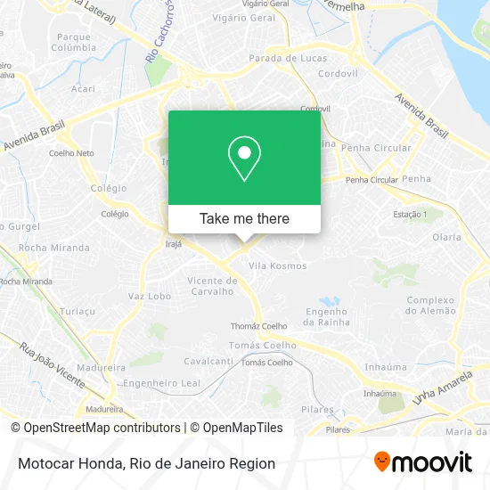 Motocar Honda map