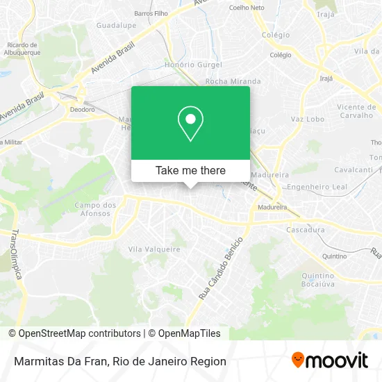 Marmitas Da Fran map