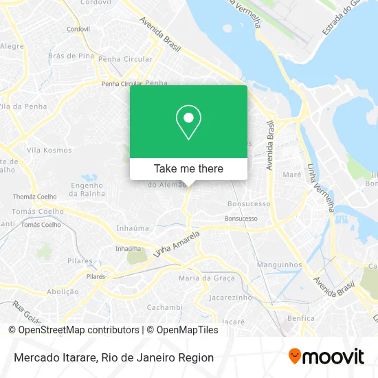 Mercado Itarare map