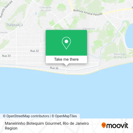 Maneirinho Botequim Gourmet map
