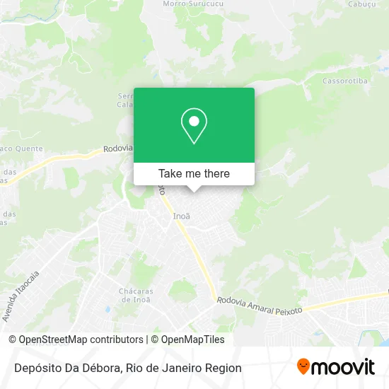 Depósito Da Débora map