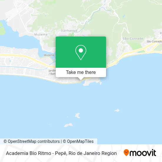 Academia Bio Ritmo - Pepê map