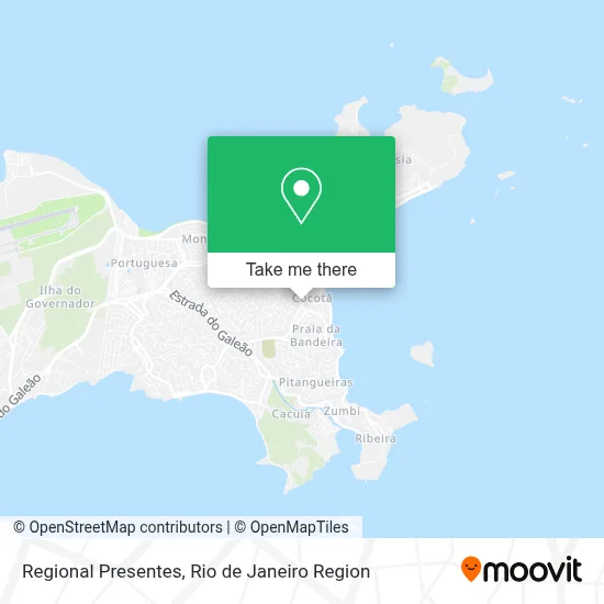 Regional Presentes map
