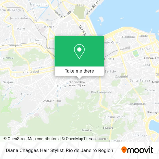 Diana Chaggas Hair Stylist map