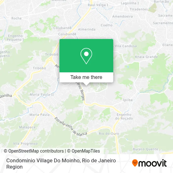 Condomínio Village Do Moinho map