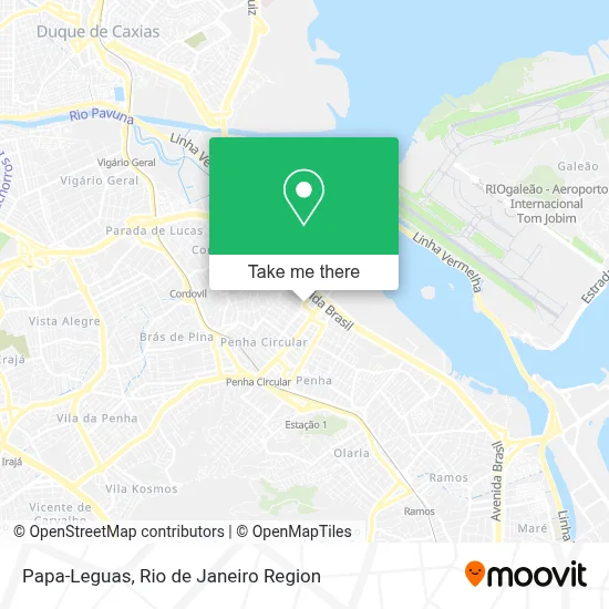 Papa-Leguas map