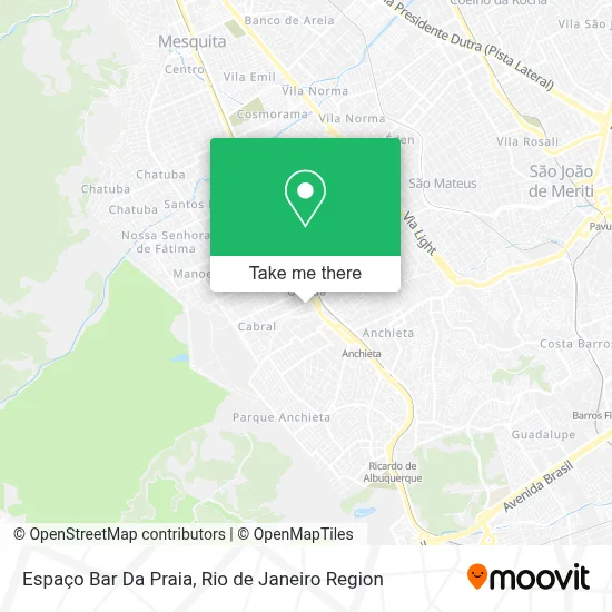 Espaço Bar Da Praia map
