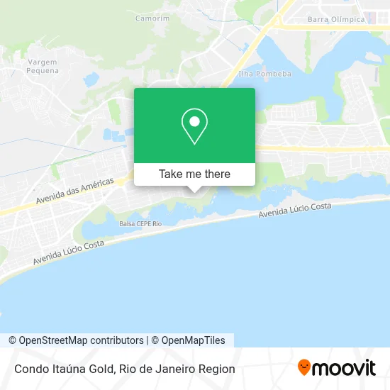 Condo Itaúna Gold map