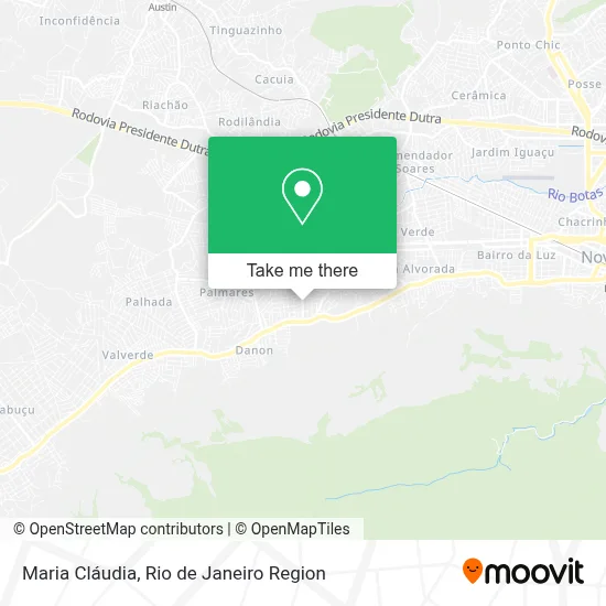 Maria Cláudia map