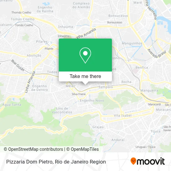 Pizzaria Dom Pietro map
